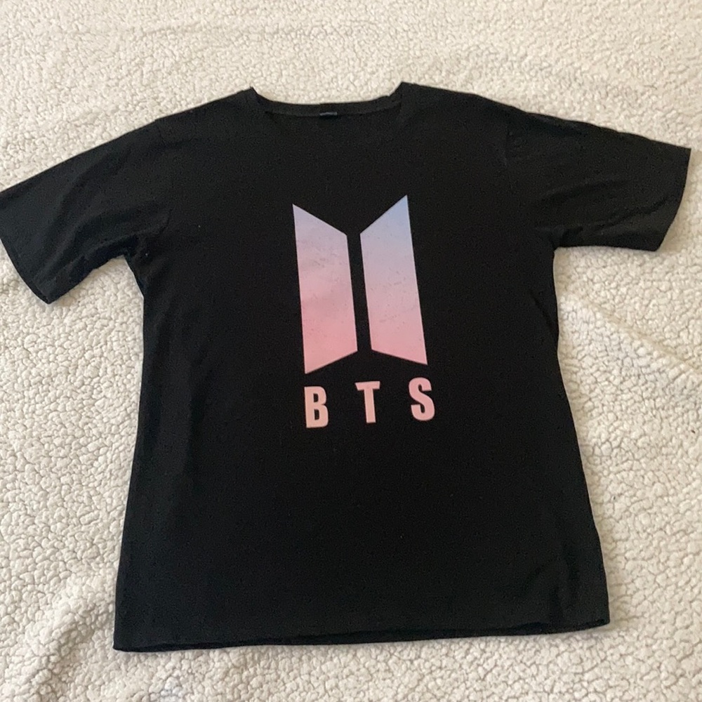 BTS shirt.